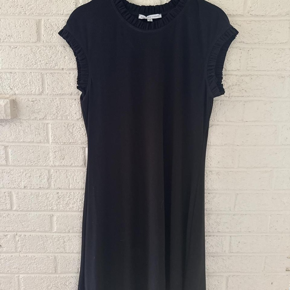 Black mini dress